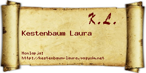 Kestenbaum Laura névjegykártya