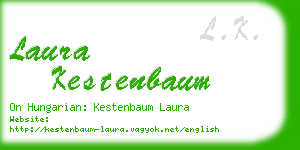 laura kestenbaum business card